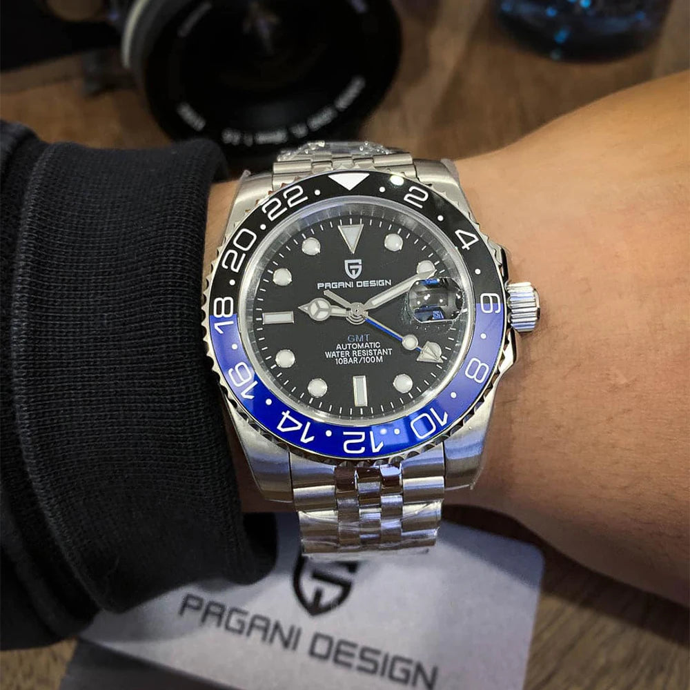 New Luxury Left Crown Mens Watches