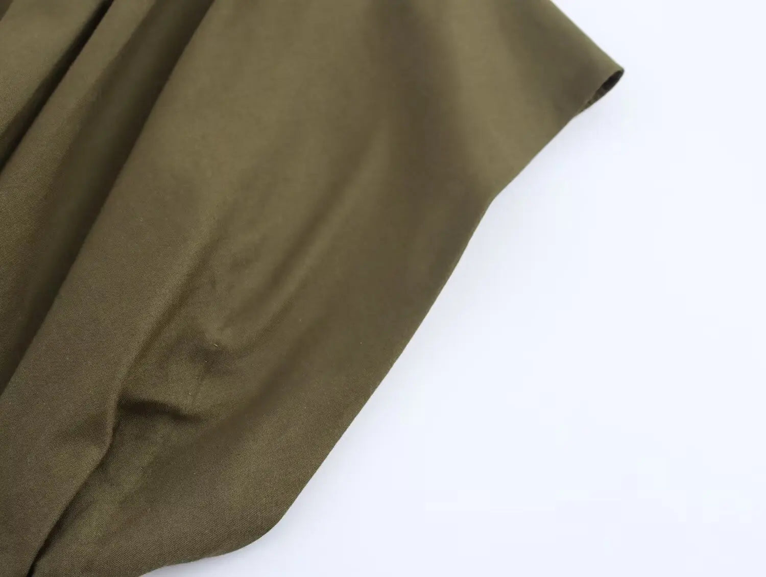 MYST&ZA2025 new summer women's casual fashion pleated drop shoulder short sleeve V-neck midi long dress