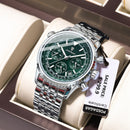 Men Waterproof Luminous Date Chronograph Watch