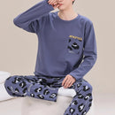 Autumn Plus 5XL Knitted Men's Sleepwear