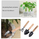 3Pcs/Set Shovel Rake Mini Garden Tools for Kids