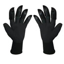 4/8 Hand Claw ABS Plastic Garden Rubber Gloves