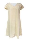 2024 Spring Summer Women's V-Neck Midi Dress Soft Stretch Office Casual Chic Solid Color No Belt Included