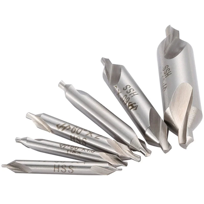 5/6/7Pcs Center Drill Bits Set