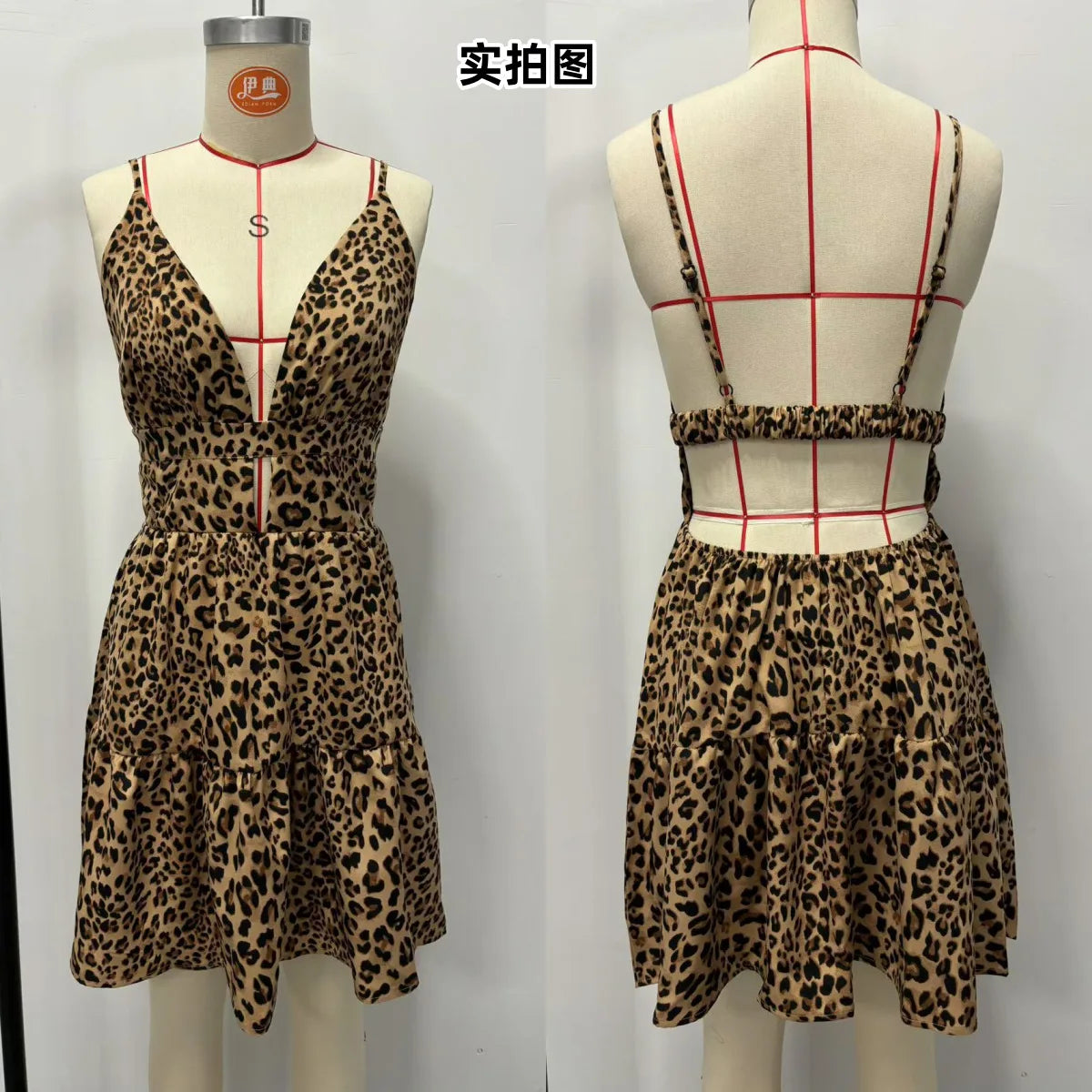 Women Sleeveless Backless Mini Dress