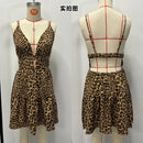 Women Sleeveless Backless Mini Dress