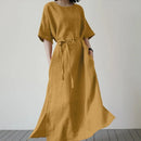 Women's Cotton Linen Dress