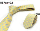 New 7CM Mens Ties Striped Necktie Formal Classic Business Neck Ties Jacquard Woven Necktie For Men Groom Wedding Party Neckwear