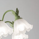 Green Pastoral Style Flower Pendel Chandelier