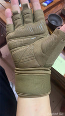 Half Finger Bodybuilding Gym Gloves