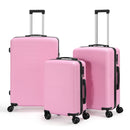 3Pcs Luggage Hardshell Travel Suitcase