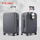 Carry On Luggage with Cup Phone Holder