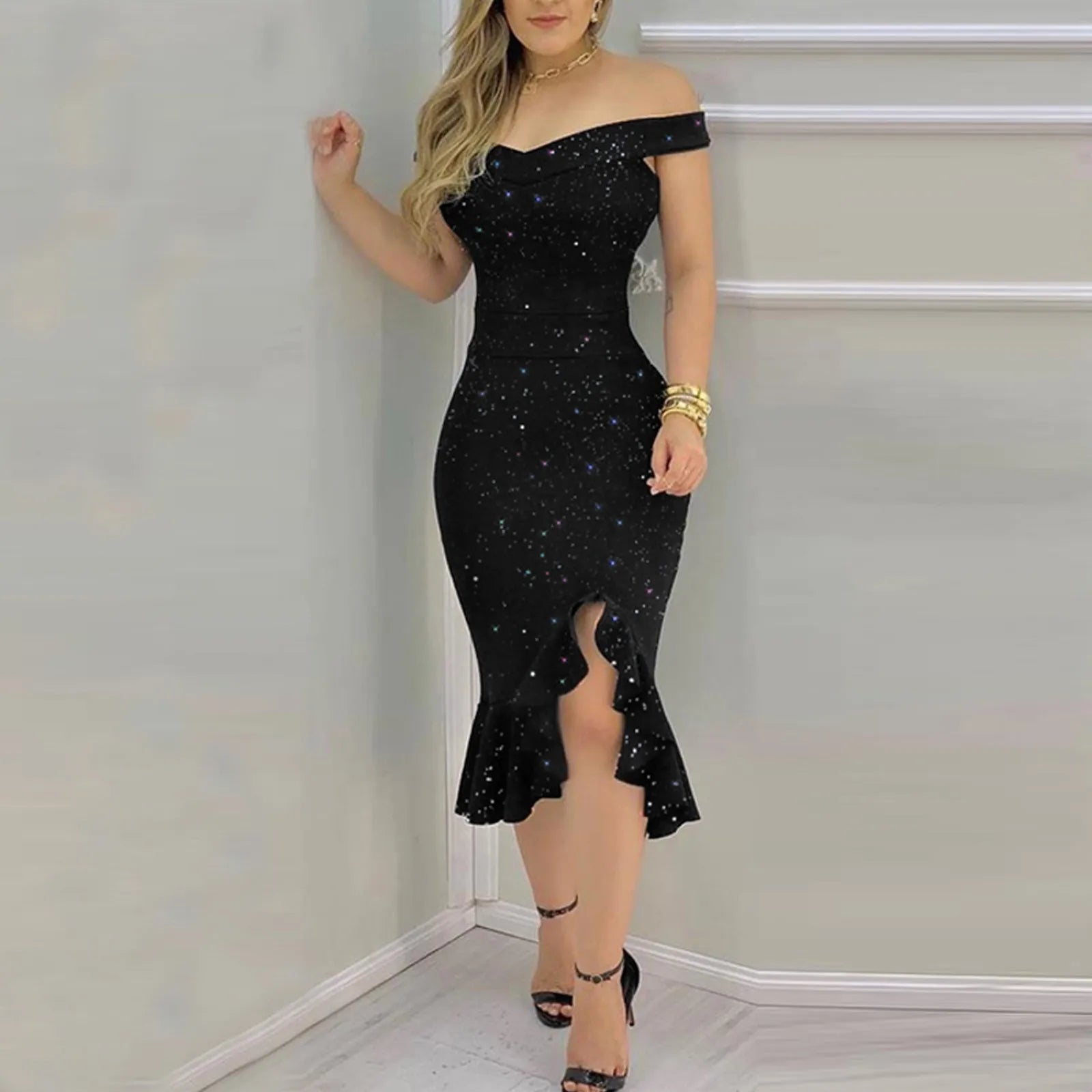 Women's Ruffle Dress