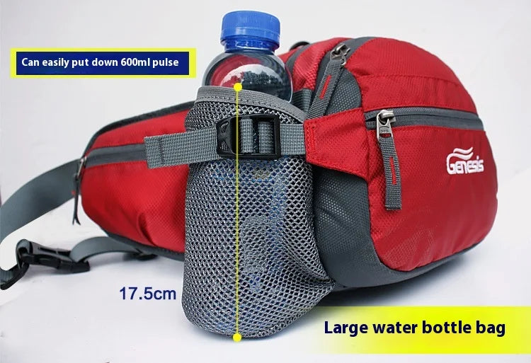 Bike Riding Cycling Running Fishing Hiking Waist Bag Fanny Pack Outdoor Belt Kettle Pouch Gym Sport Fitness Water Bottle Pocket