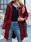 Imcute Women Lightweight Waterproof Rain Jackets Active Outdoor Hooded Windbreaker Raincoat