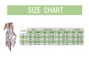 Women's V-Neck Print Maxi Dresses