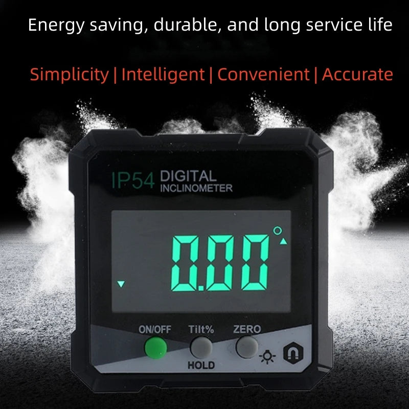IP54 490° Digital Inclinometer Precision Measurement