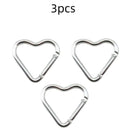 Heart Shape Keychain Clip