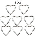 Heart Shape Keychain Clip