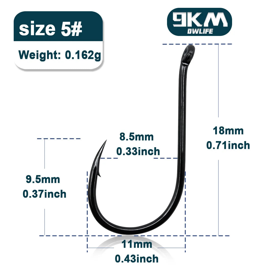 Size-5 Gap-8.5mm / 50 Pcs