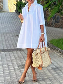 Women's Mini Half Sleeves Dress