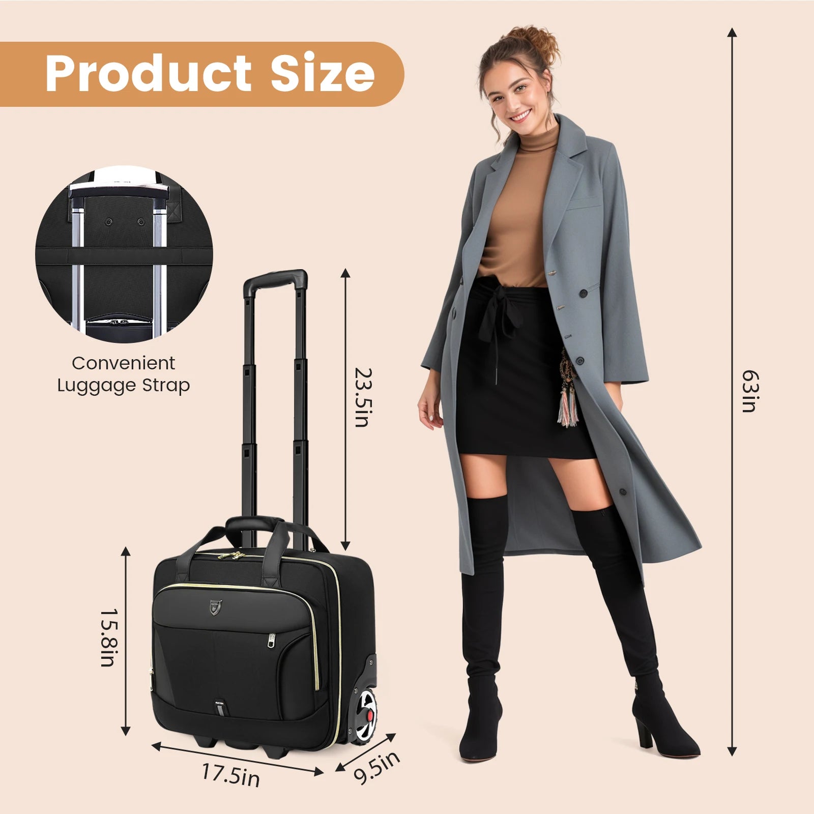 Carry On hand Luggage Suitcase