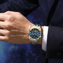 Man Waterproof Luminous Chronograph Watch