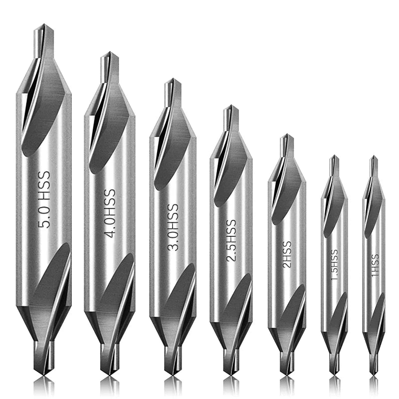 5/6/7Pcs Center Drill Bits Set