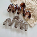 Glossy Large Lightweight Plastic Hair Clip