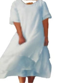 Women's Spring Long Irregular Dress