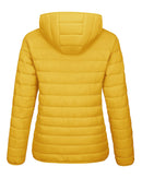 TACVASEN Winter Hooded Puffer Jacket Womens Quilted Warm Coats Casual Windbreaker Waterproof Padded Lightweight Outdoor Outwear