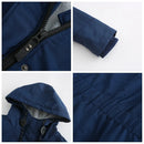 Women's Warm Hooded Parkas, Thick Plush Coats, Female Mid-Long Cotton Jacket, Winter Outwear, Big Size, S-5XL