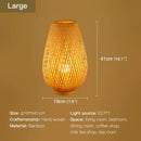 Contemporary Bamboo Weaving Table Lamp