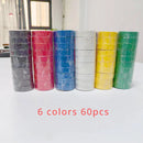 10 PCS Black Electrical Insulation Tape