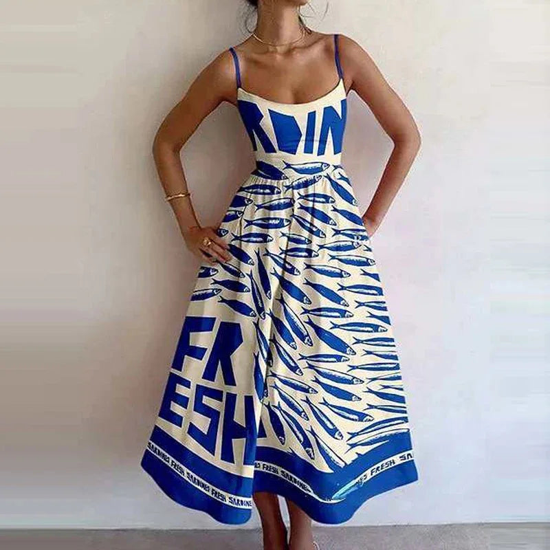 Low Cut Spaghetti Strap Dresses for Women