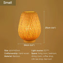Contemporary Bamboo Weaving Table Lamp