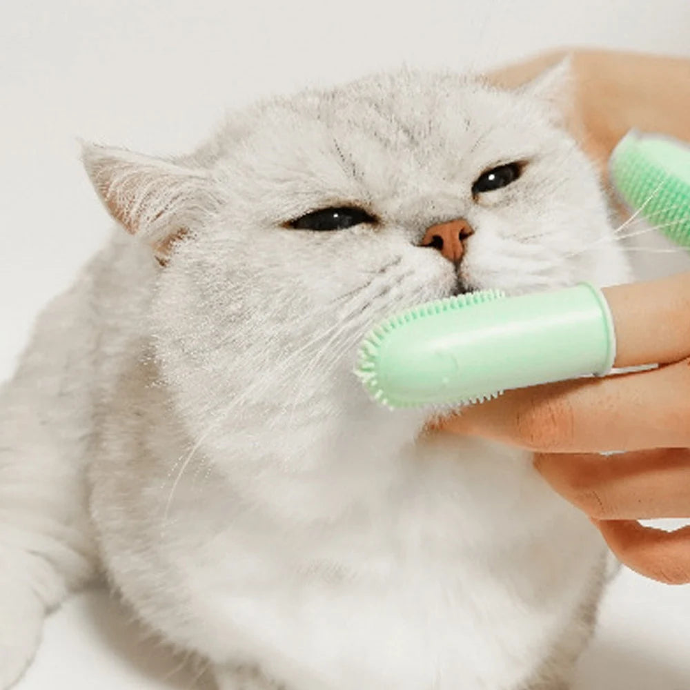 Dog Super Soft Double Finger Toothbrush