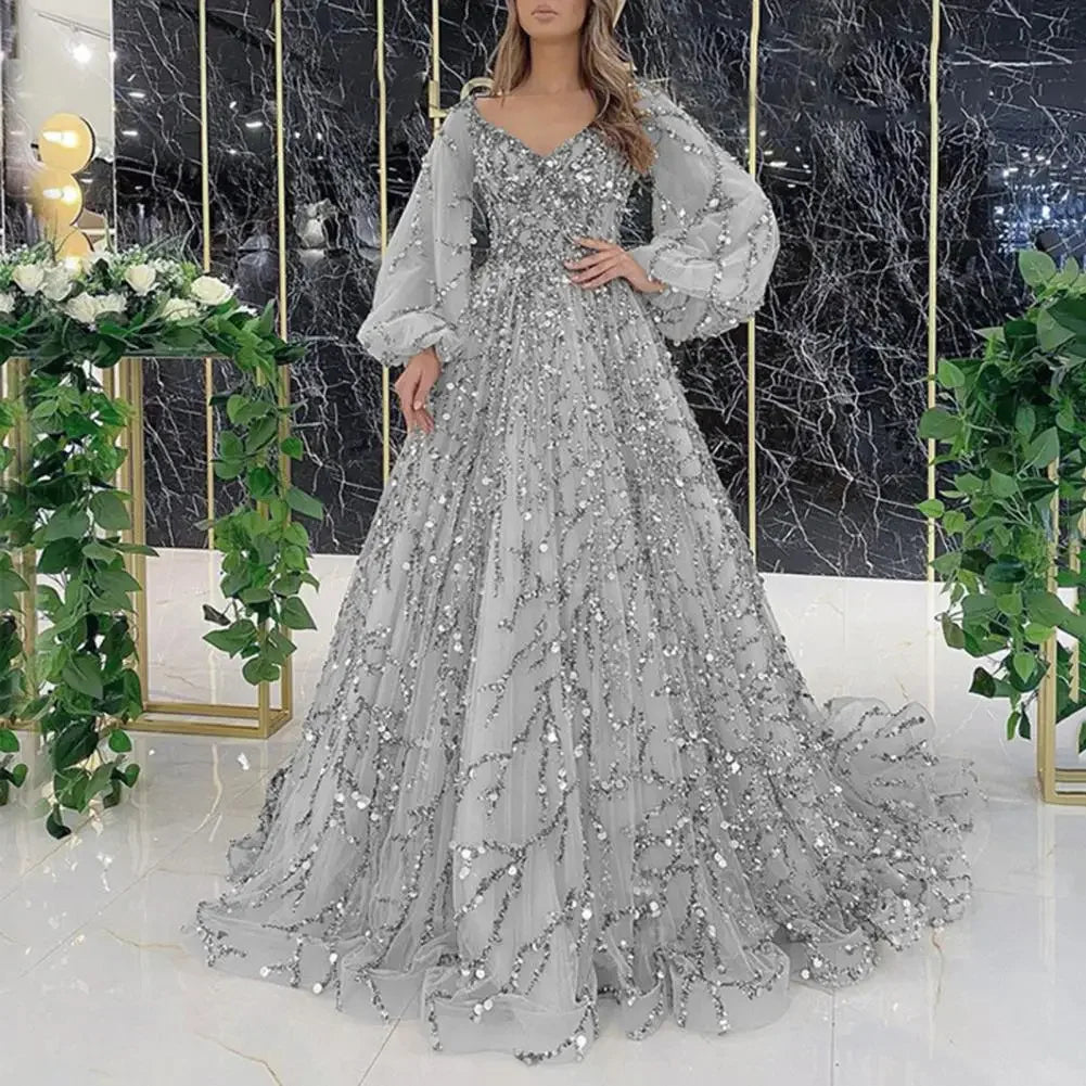 Women's French Vintage Evening Dress