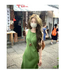 Ramie Linen Slip Dress 2025 Summer Women Sleeveless Maxi Dress Organic Minimalist Aesthetic Waist Defined Sustainable ResortWear