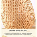 Contemporary Bamboo Weaving Table Lamp