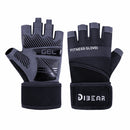 Half Finger Bodybuilding Gym Gloves