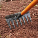 Heavy-Duty Steel Garden Hand Weeding Rake