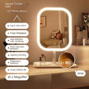 Illuminated makeup mirror
