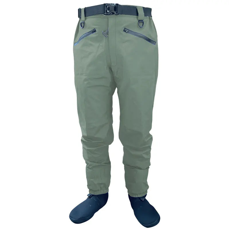 Breathable Stockingfoot Waist Height Wading Pants