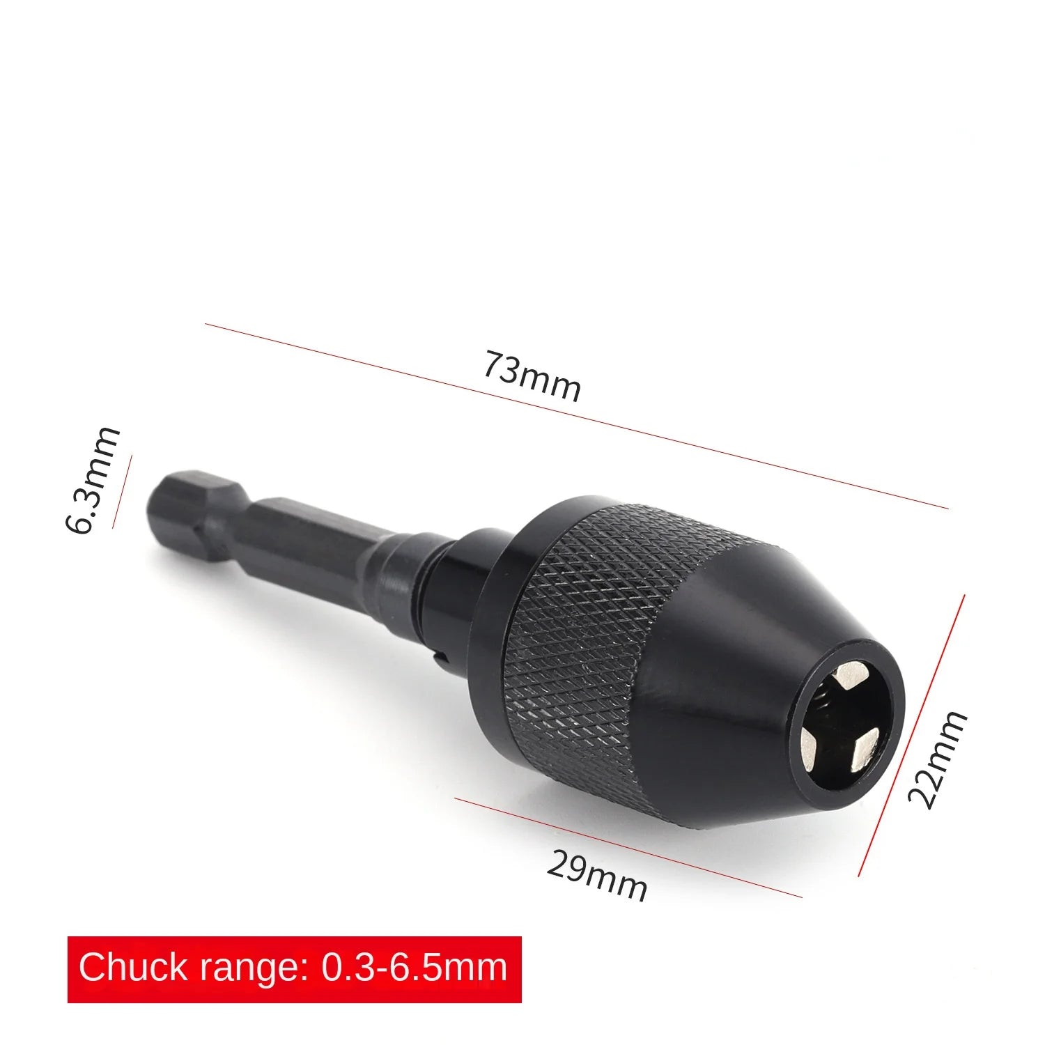 Black 0.3-6.5mm