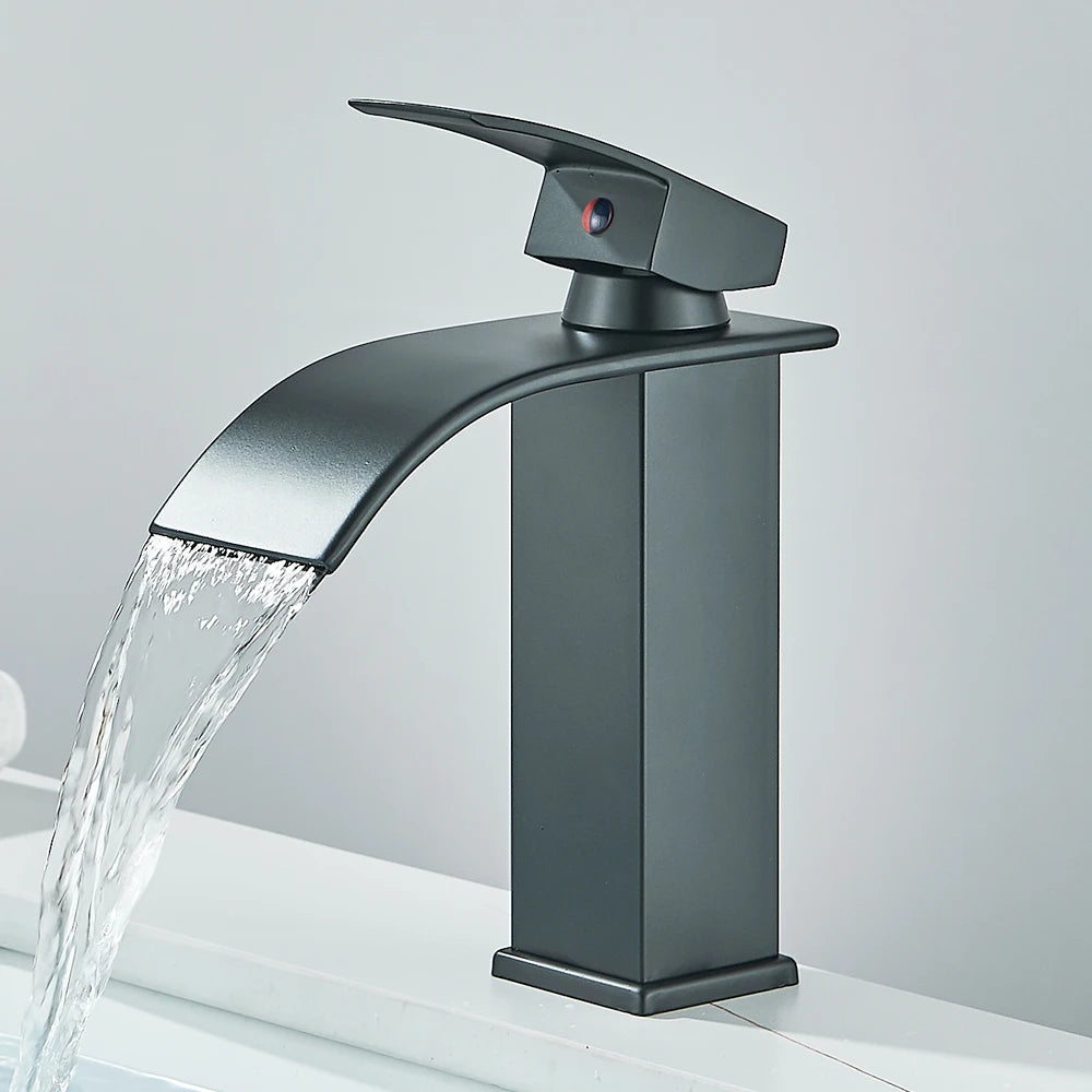 New Waterfall Basin Faucet Single Handle Mixer