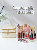 Double Layer Mesh Makeup Bag
