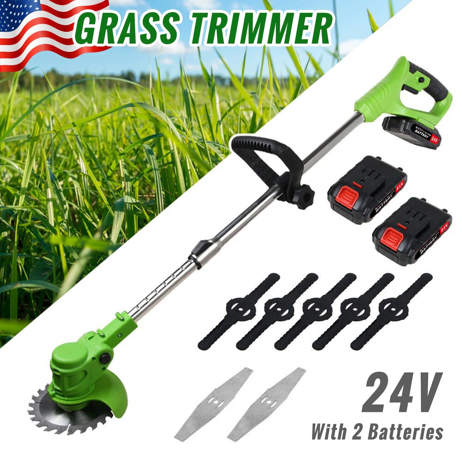 Weed Trimmer Lawn Electric Brushles