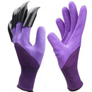 4/8 Hand Claw ABS Plastic Garden Rubber Gloves