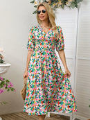 Women's Spring Floral Print Dress